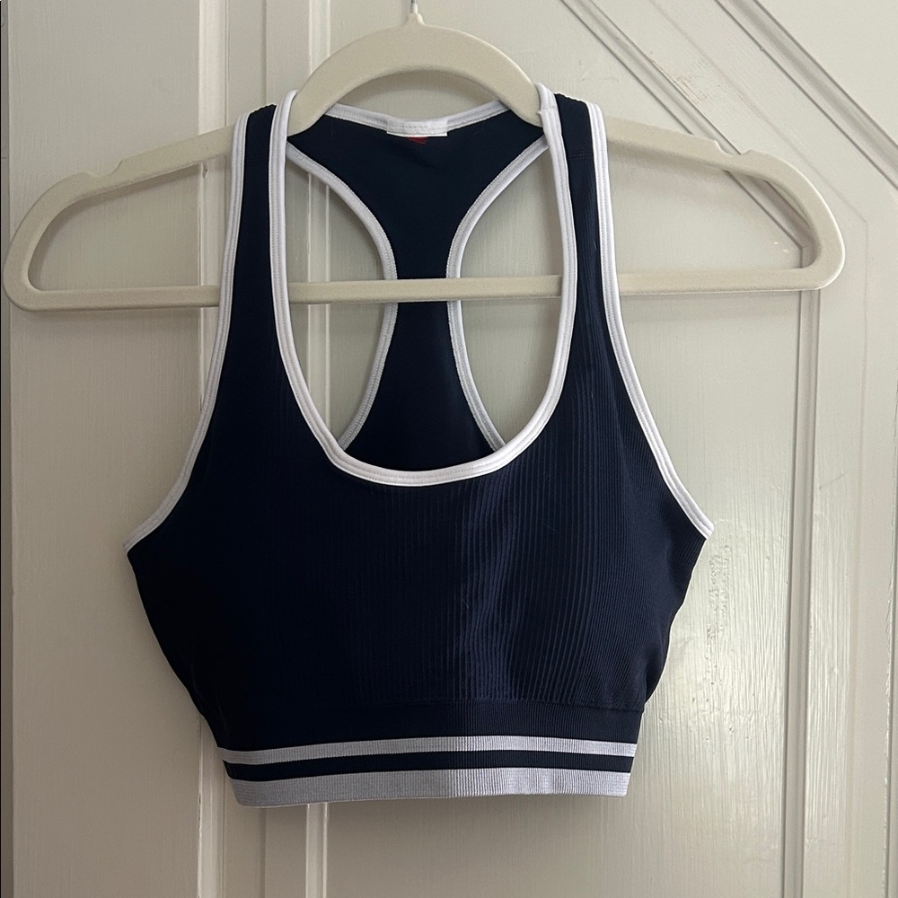 Wilson Blue and White Sports Bra
